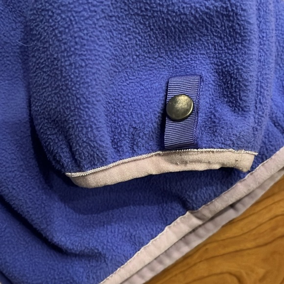 The North Face zip up purple with lavender trim jacket - Picture 3 of 6